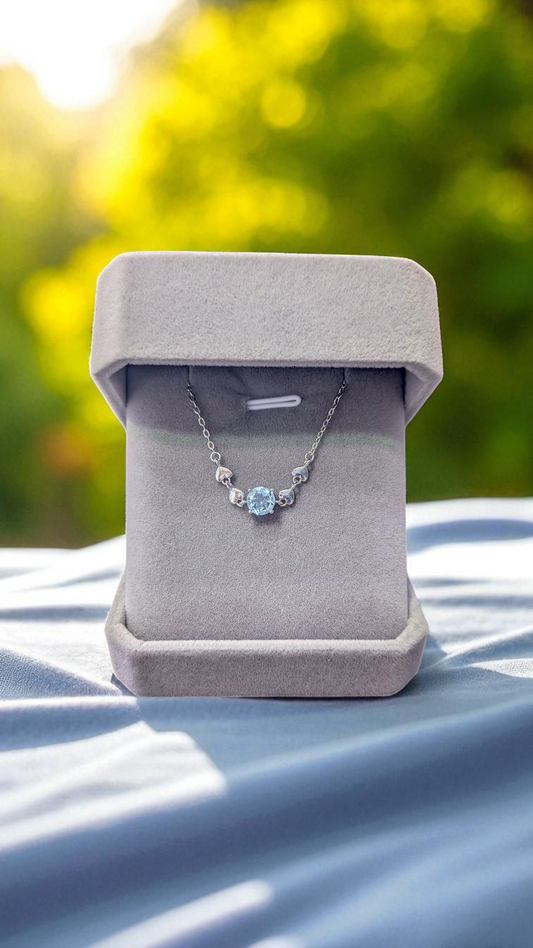 Sky Blue Topaz Heart Accent Bracelet – 925 Sterling Silver