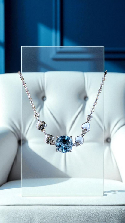 Sky Blue Topaz Heart Accent Bracelet – 925 Sterling Silver